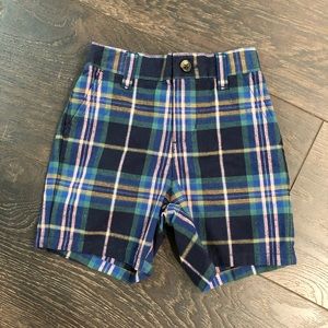 Janie and Jack plaid shorts